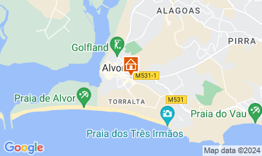 Mapa Alvor Apartamentos 125930