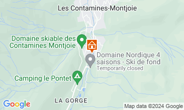 Mapa Les Contamines Montjoie Apartamentos 48559