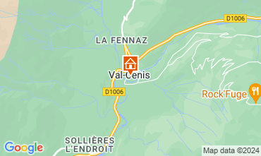 Mapa Termignon la Vanoise Apartamentos 3319