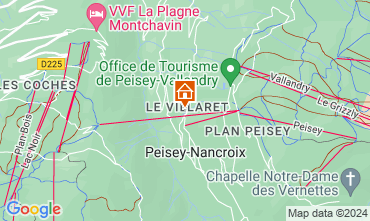 Mapa Peisey-Vallandry Apartamentos 101665