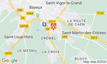 Mapa Bayeux Casa de turismo rural/Casa de campo 78802