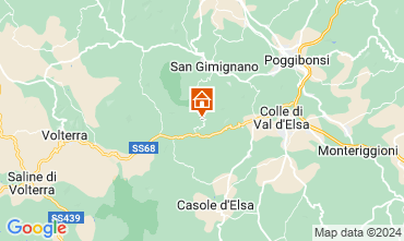 Mapa San Gimignano Apartamentos 63249