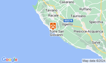 Mapa Ugento - Torre San Giovanni Vivenda 126724