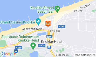 Mapa Knokke-le-Zoute Apartamentos 67577