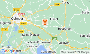 Mapa Concarneau Vivenda 128724
