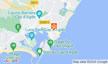 Mapa Cap d'Agde Apartamentos 111106