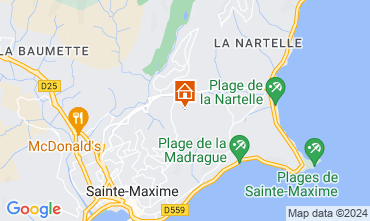 Mapa Sainte Maxime Vivenda 124581