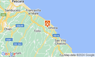 Mapa Ortona Apartamentos 102650