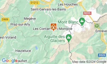 Mapa Les Contamines Montjoie Chal 941