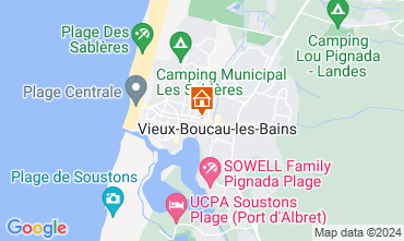 Mapa Vieux Boucau Apartamentos 54490