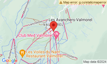 Mapa Valmorel Apartamentos 122436