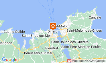 Mapa Dinard Apartamentos 127410