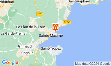 Mapa Sainte Maxime Vivenda 8541