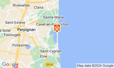 Mapa Canet-en-Roussillon Mobil Home 118829