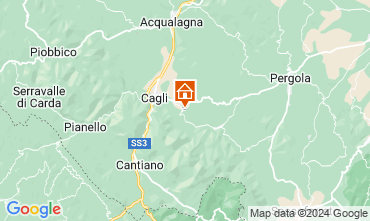 Mapa Cagli Apartamentos 86123