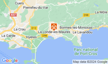 Mapa La Londe-les-Maures Apartamentos 84705
