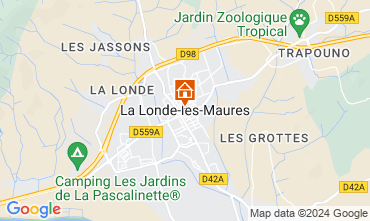 Mapa La Londe-les-Maures Apartamentos 84705