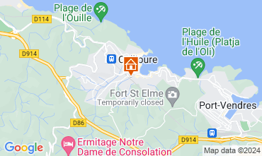 Mapa Collioure Apartamentos 96764