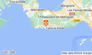 Mapa Sausset Les Pins Apartamentos 84214