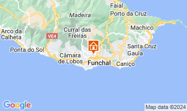 Mapa Funchal Bungalow 57060