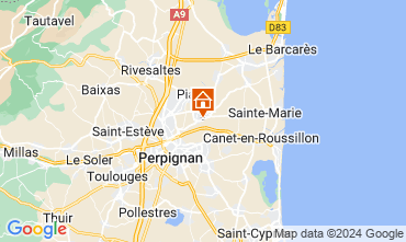 Mapa Canet-en-Roussillon Estdio 83412