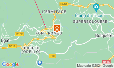 Mapa Font Romeu Apartamentos 4175