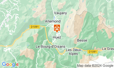 Mapa Alpe d'Huez Apartamentos 121849