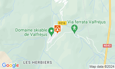 Mapa Valfréjus Chalé 3291