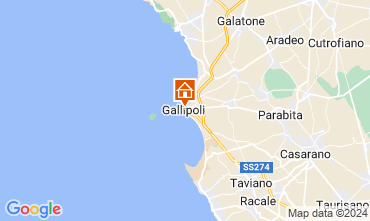 Mapa Gallipoli Apartamentos 128666