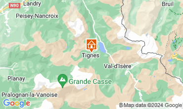 Mapa Tignes Estdio 16043