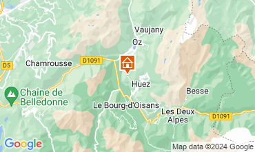 Mapa Alpe d'Huez Apartamentos 76417