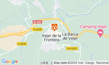 Mapa Vejer de la Frontera Alojamento inslito/Moradia atpica  127942