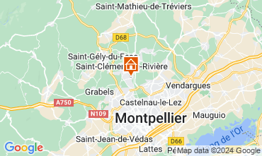 Mapa Montpellier Casa de turismo rural/Casa de campo 123620