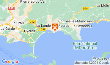 Mapa La Londe-les-Maures Vivenda 92579