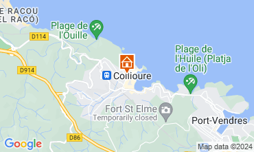 Mapa Collioure Apartamentos 105344