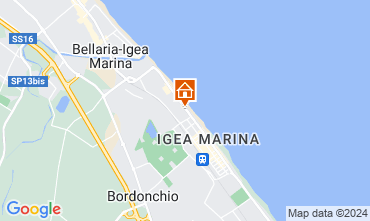 Mapa Bellaria Igea Marina Apartamentos 108340