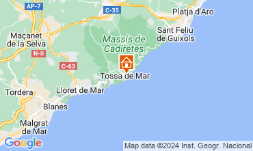 Mapa Tossa de Mar Apartamentos 109158