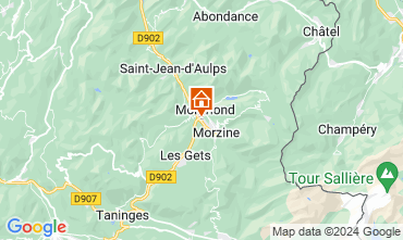 Mapa Morzine Apartamentos 82300