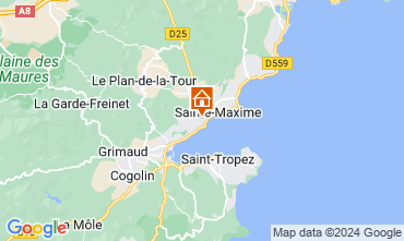 Mapa Sainte Maxime Vivenda 122271