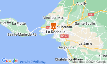 Mapa La Rochelle Apartamentos 128387