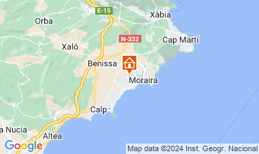 Mapa Moraira Vivenda 109971