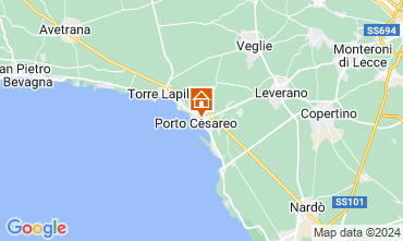 Mapa Porto Cesareo Apartamentos 121496