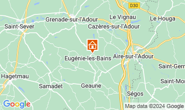 Mapa Eugnie les Bains Estdio 128697