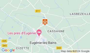 Mapa Eugnie les Bains Estdio 128697