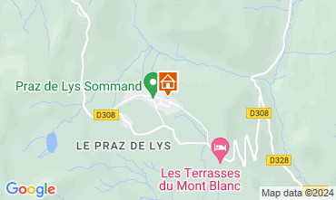 Mapa Praz de Lys Sommand Apartamentos 2365