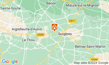 Mapa La Rochelle Casa de turismo rural/Casa de campo 123126