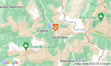 Mapa Val d'Isère Apartamentos 73448