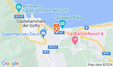 Mapa Castellammare del Golfo Apartamentos 80319