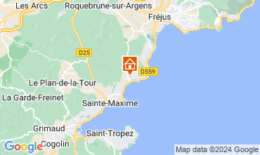 Mapa Sainte Maxime Vivenda 120445