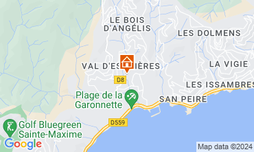 Mapa Sainte Maxime Vivenda 120445